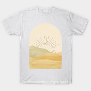 Morning sun in the mountains T-Shirt